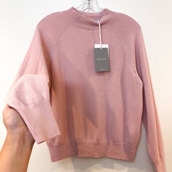 Everlane Sweaters - Everlane The Cashmere Shrunken Knit Mockneck Sweater M NWT